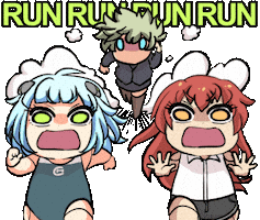 Run Running Sticker by Jin