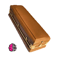 HalfBrainToys dancing rip coffin ghana Sticker