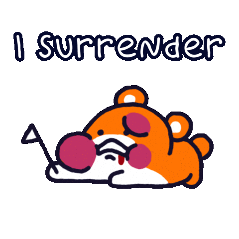 Give Up Sticker