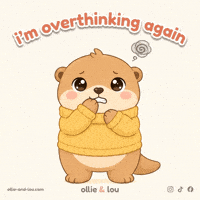 Anxiety Overthinking GIF by Ollie & Lou