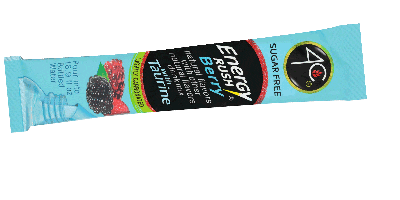 4cfoods energy caffeine berry sugar free Sticker