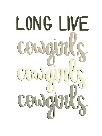 Horses Cowgirls Sticker by Molly Virginia Morris Photography