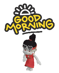 Good Morning Sticker by Zhotcita