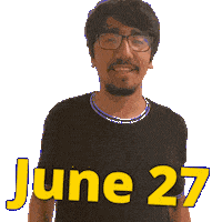 27 June Sticker