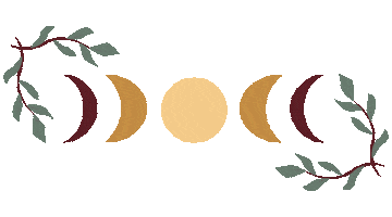 Moon Phase Sticker by Favie