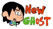 mdsguan new new post post ghost Sticker