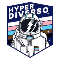Hyperespaco astronaut astronauta hyperlocal hyperespaco Sticker