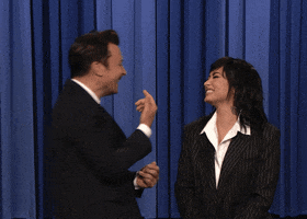 Happy Demi Lovato GIF by The Tonight Show Starring Jimmy Fallon