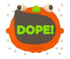 Excited Dope Sticker