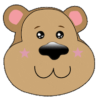 Bear Bjorn Sticker by Malmö Borgarskola