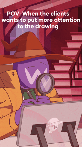 Pink Magnifying GIF