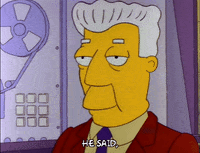 Season 3 Interview GIF by The Simpsons