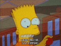 Season 3 Kidding GIF by The Simpsons