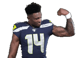 Flexing Seattle Seahawks Sticker by NFL