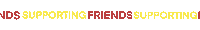 Friends Supporting Sticker