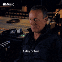 Working Hard Bruce Springsteen GIF by Apple Music