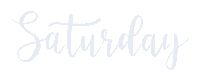 Days Of The Week Saturday Sticker