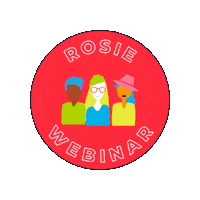 Webinar Roundtable Sticker by We Are Rosie