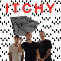 itchyofficial sad rain punk broken Sticker