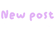 New Post Sticker