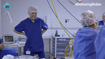 UKTVGIFBANK uktv w channel emma willis delivering babies GIF