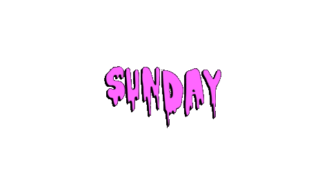 Sunday Days Sticker by deladeso