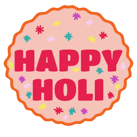 Holi Festival Indian Sticker by Sonamm