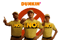 dc no Sticker by Dunkin Coffee