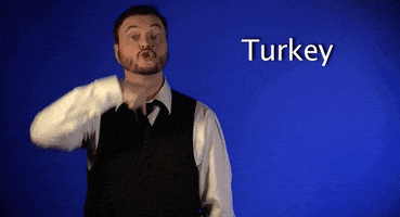sign language turkey GIF by Sign with Robert
