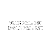 Your Project Is Our Project Sticker by Dibbits Landscape Supply