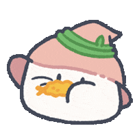 onemolu giphyupload hatcat 嚼嚼 帽貓 Sticker