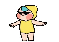 Swim Swimming Sticker