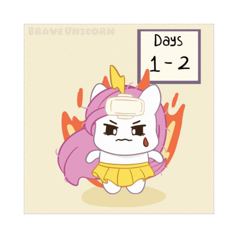 Leave Me Alone Mood Sticker by Brave Unicorn