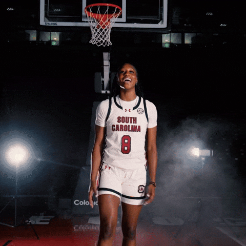Womens Basketball Celebration GIF by Gamecock Athletics