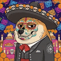 Day Of The Dead Dog GIF by Doge Pound