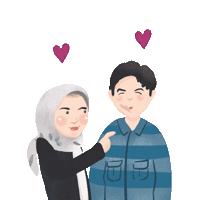afifahputrinda love couple boyfriend afistyanda Sticker