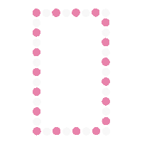 Polka Dot Flame Sticker