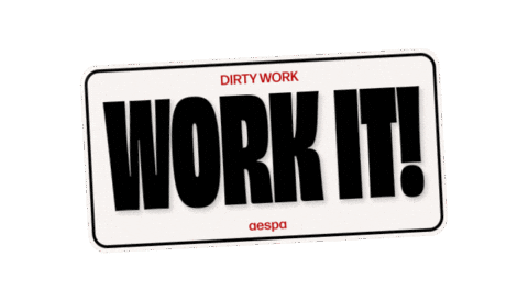 Work It Sticker by aespa