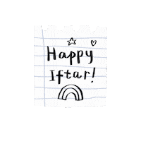 Iftar Fasting Sticker by Fawa