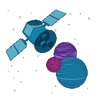 Out Of This World Universe Sticker by NASA
