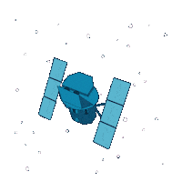 Gamma-Ray Burst Universe Sticker by NASA