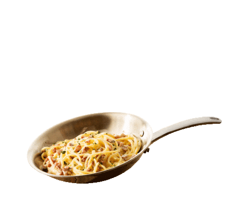 Pasta Carbonara Sticker by Abbraccio Restaurante