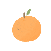 Dog Orange Sticker