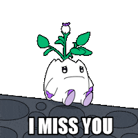 Lonely Love You Sticker by Magic Eden