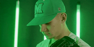 Baseball Ball GIF by Marshall University Athletics