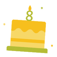 Happy Birthday Cake Sticker by Avoskin Beauty
