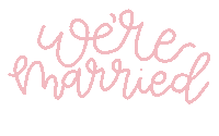 Just Married Love Sticker