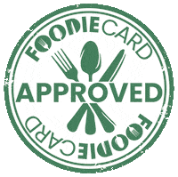 foodiecard food restaurant foodie foodie card Sticker