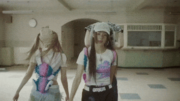 Helmets kpop dance heart omg GIF