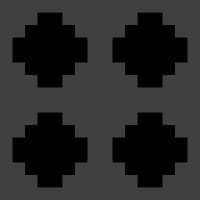 black and white pixel GIF by 16-x-16